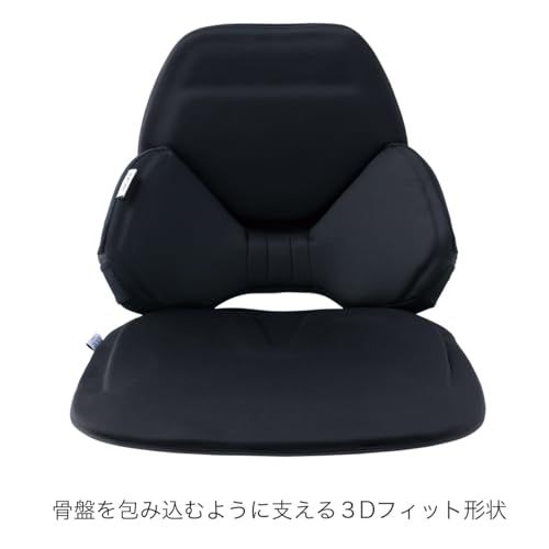 EXGEL(エクスジェル) 自動車用クッション ハグドライブセット ブラック 