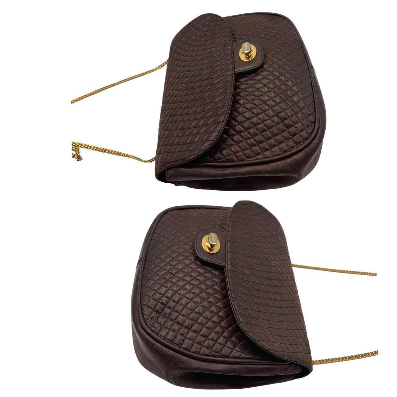 希少✤【BALLY／バリー】2wayチェーン ショルダーバッグ／レザー