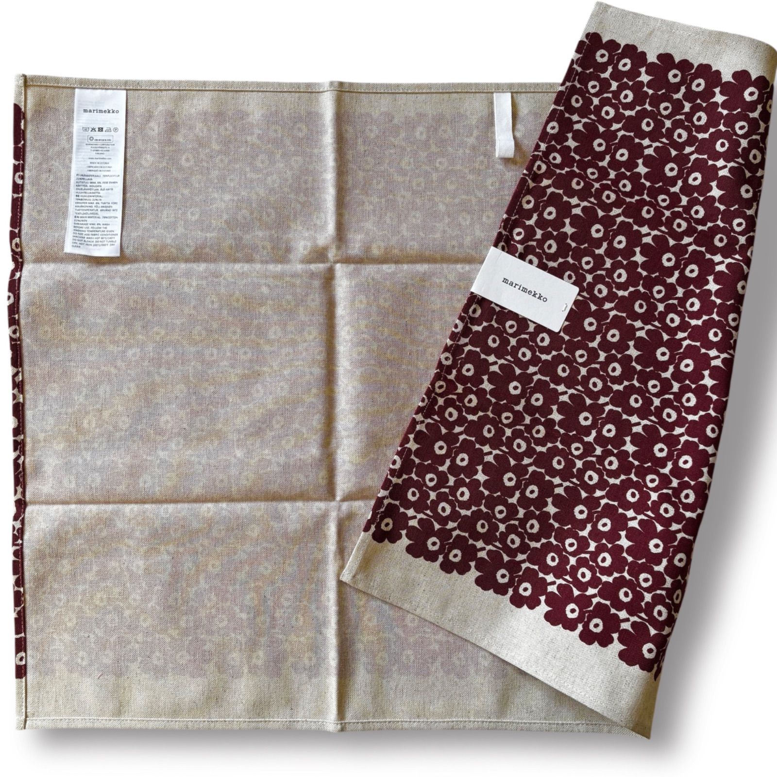 新品 マリメッコ キッチンタオル Pikkuinen Unikko Kitchen Towel