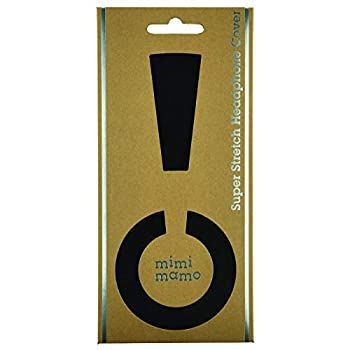 傷んだイヤーパッドをやさしく守る mimimamo スーパーストレッチヘッドホンカバー L (黒) ※各機種への対応はメーカーHPのヘッドホン対応表をご