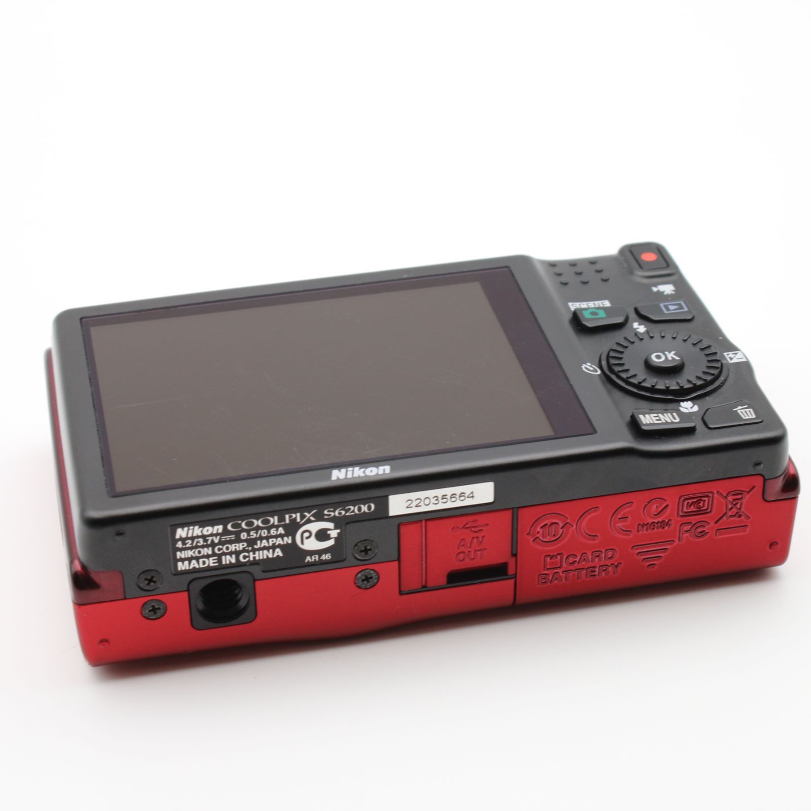 極上品】 Nikon COOLPIX S6200 レッド デジタルカメラ #0640319 - メルカリ 極上品】 Nikon COOLPIX S6200 レッド デジタルカメラ #0640319 - メルカリ