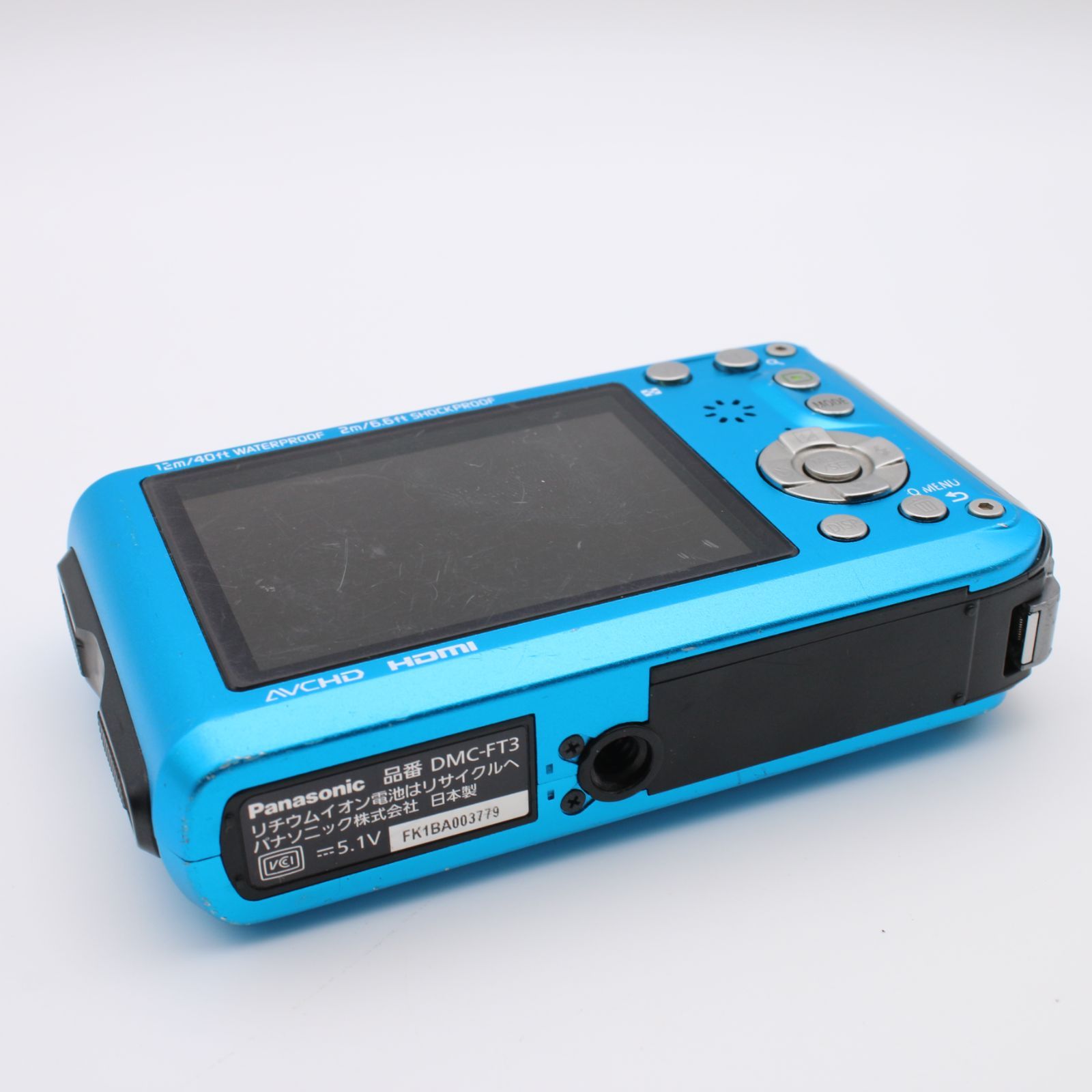 美品】 Panasonic LUMIX FT3 スプラッシュブルー DMC-FT3 デジタル