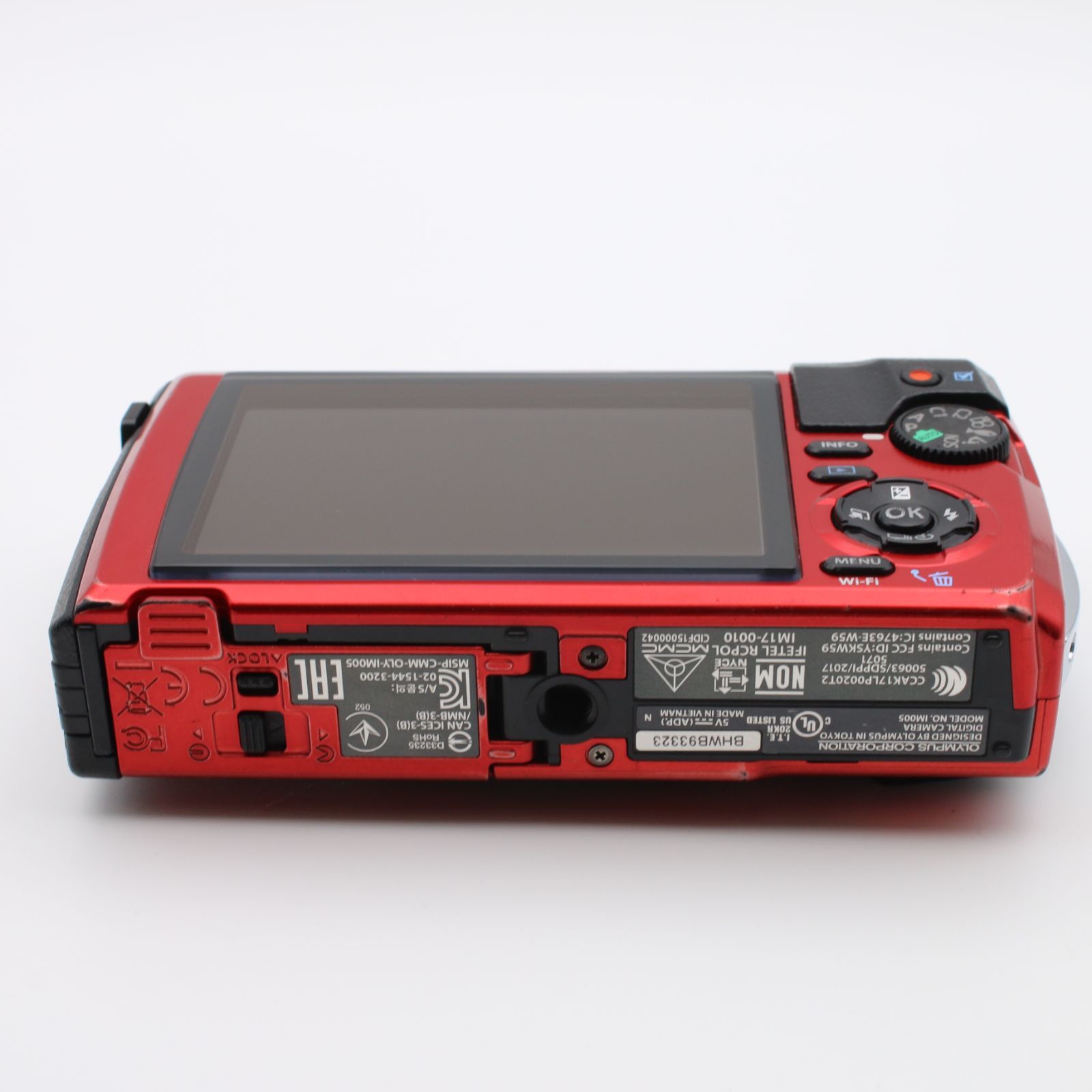 極上品】 OLYMPUS Tough TG-5 レッド 1200万画素CMOS F2.0 15m 防水 