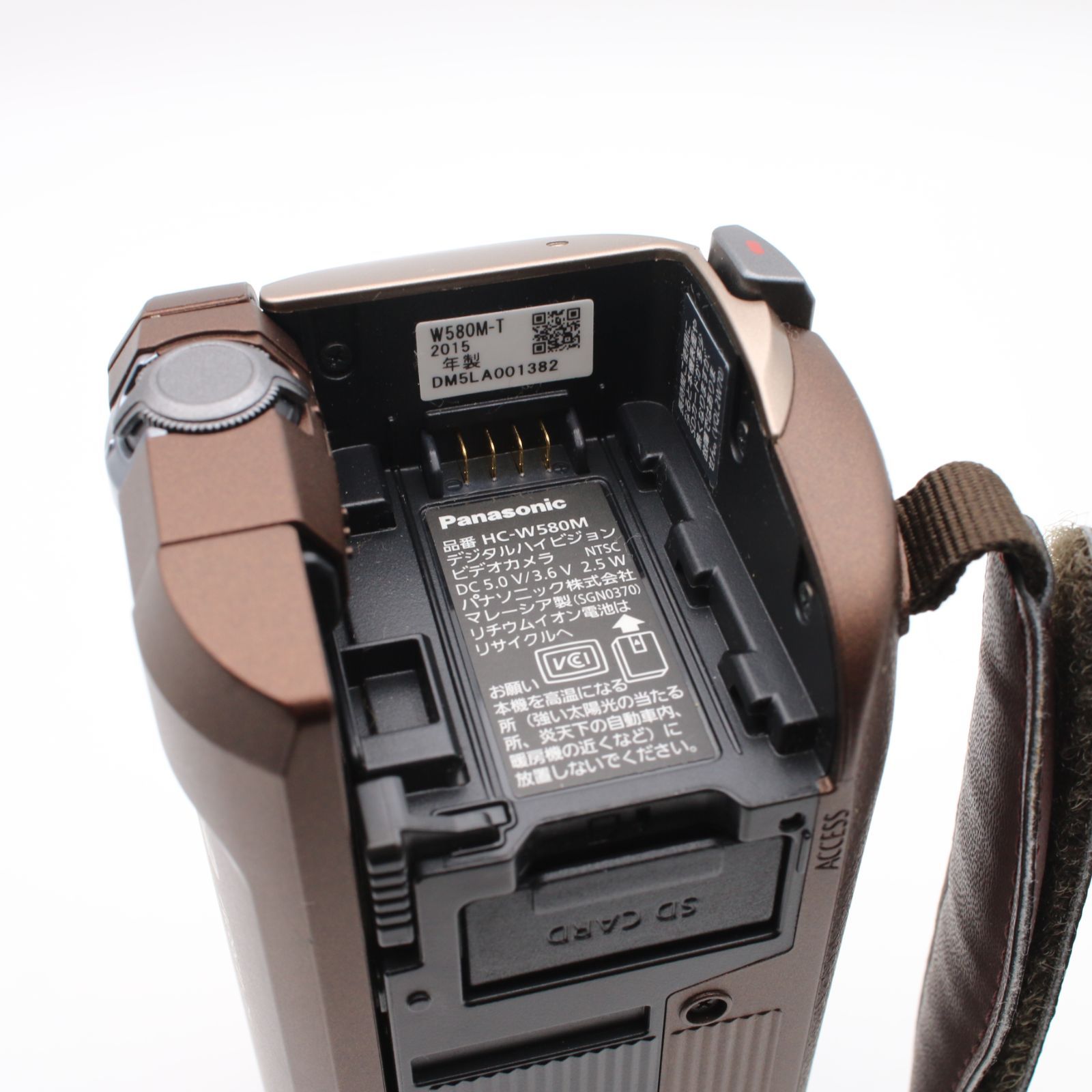 極上品】 Panasonic HC-W580M ブラウン 32GB サブカメラ搭載 高倍率90
