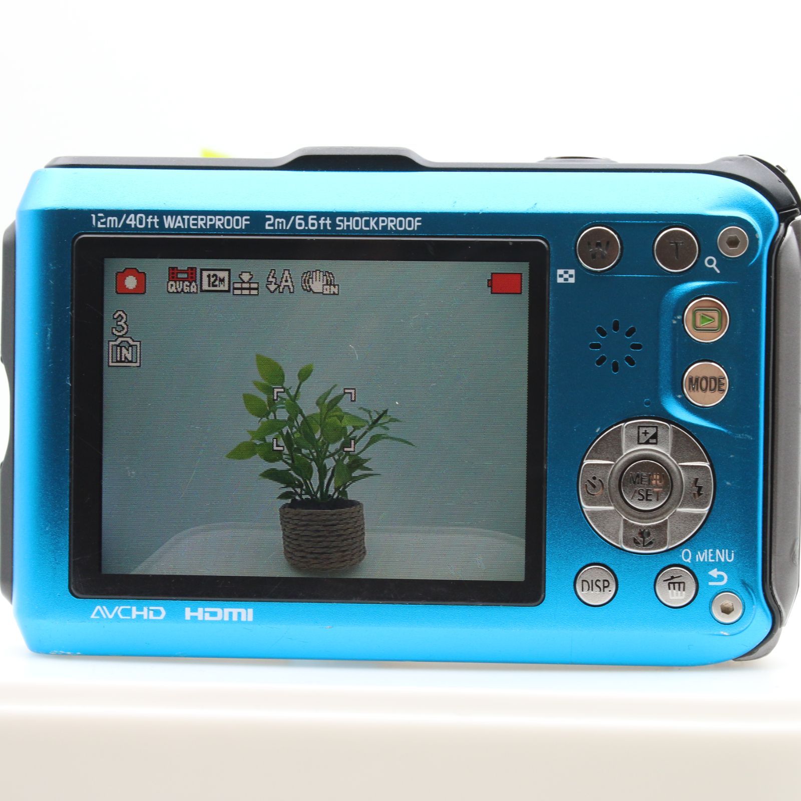 パナソニック デジタルカメラ LUMIX FT3 スプラッシュブルー DMC-FT3-A