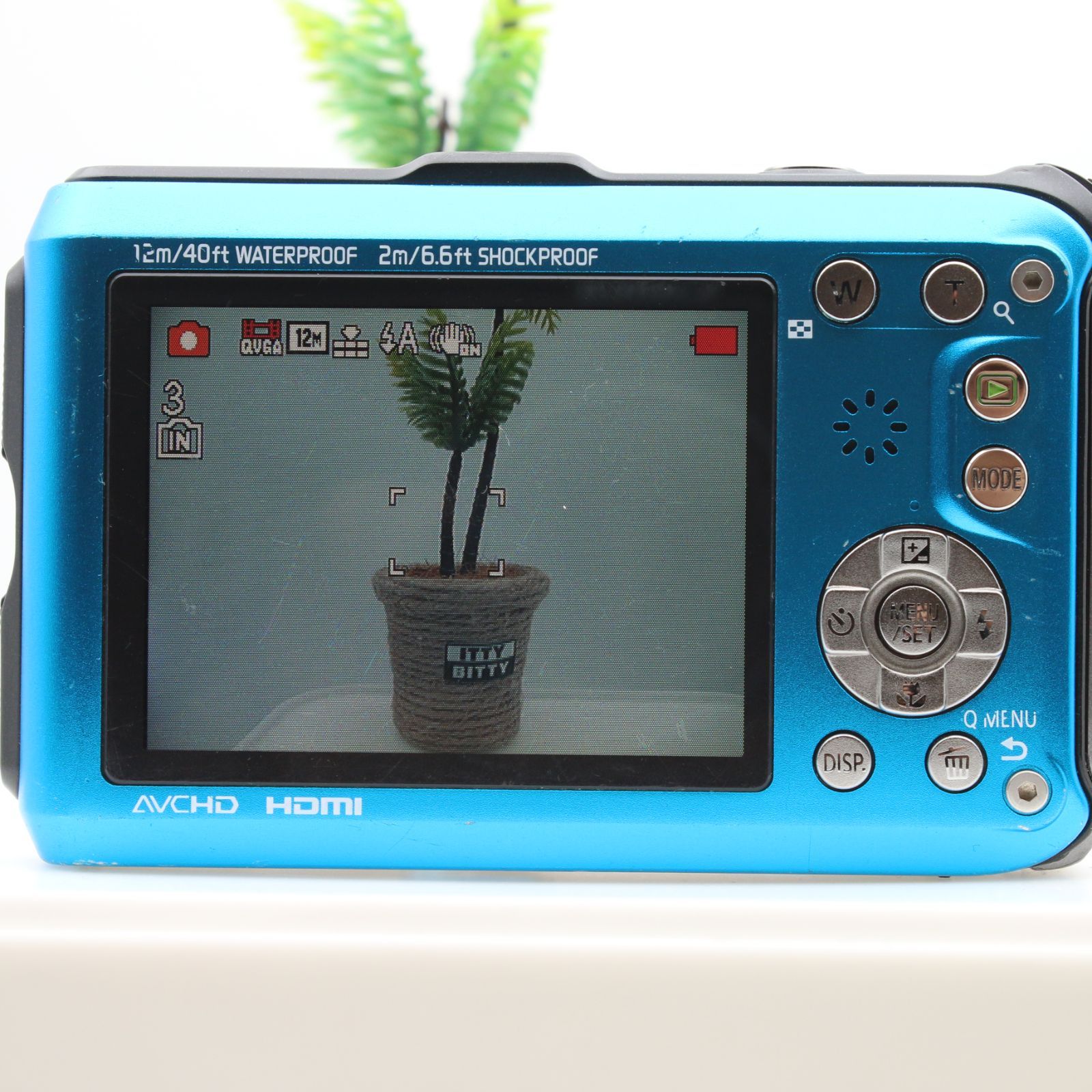 美品】 Panasonic LUMIX FT3 スプラッシュブルー DMC-FT3 デジタル