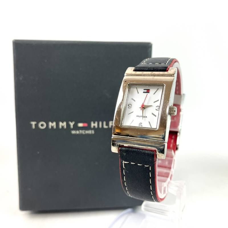 稼働品 新品電池交換済み 箱付き TOMMY HILFIGER トミーヒルフィガー 