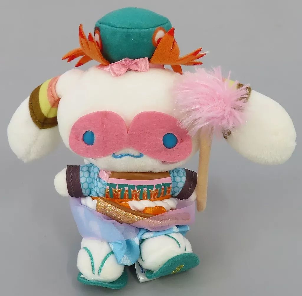 シナモロール　歌舞伎　マスコット　ピューロランド　レア　バースデー 中古】キーホルダー シナモロール(もふもふはろう雉のすけ) バースデー