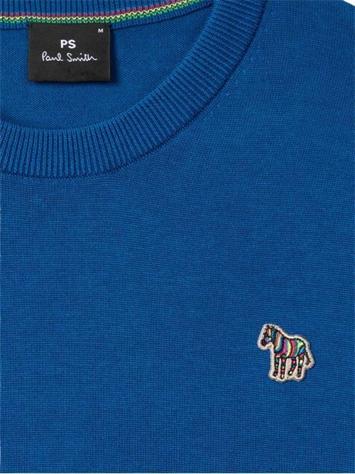 PS PAUL SMITH ゼブラロゴコットンセーター 送料無料