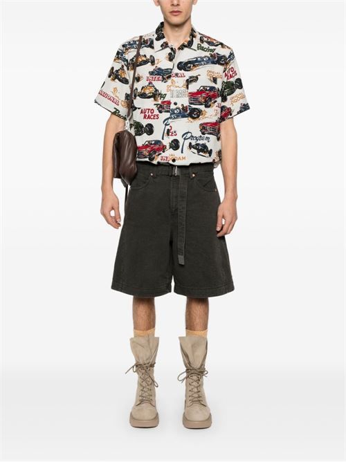 タグ付き☆税込5.9万円 日本製☆sacai ベルト付きショートパンツデニム