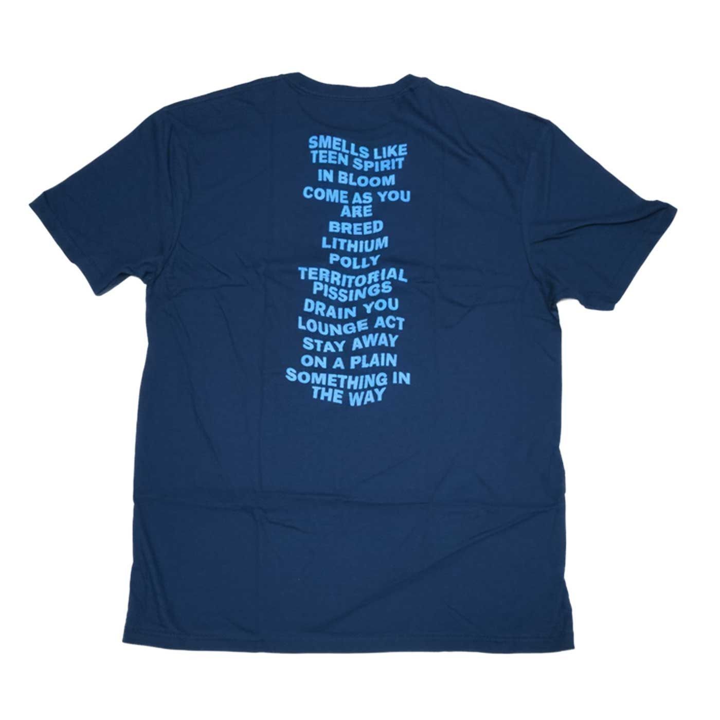 新品 公式 NIRVANA Tシャツ Nevermind ネイビー 紺 ニルヴァーナ