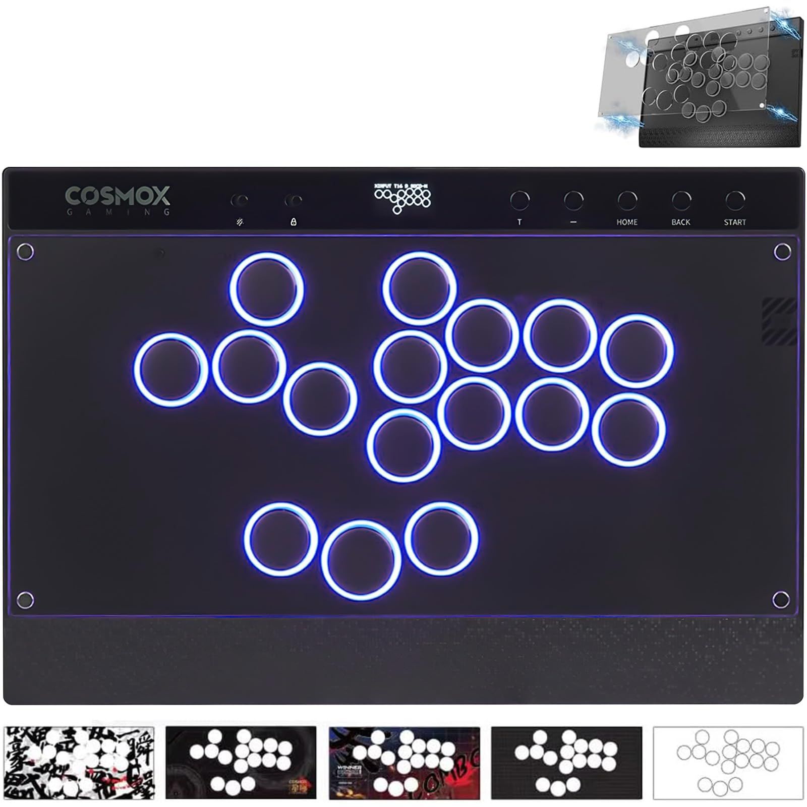 Haute42 レバーレス アケコン レバーレスコントローラー C16ブラック