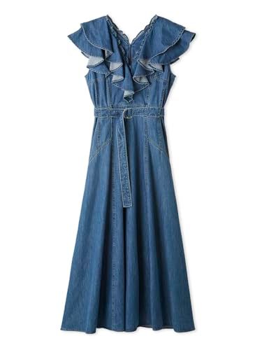 小物 新品 [スナイデル] デニムフリルワンピ SWFO244260 レディース BLU 1