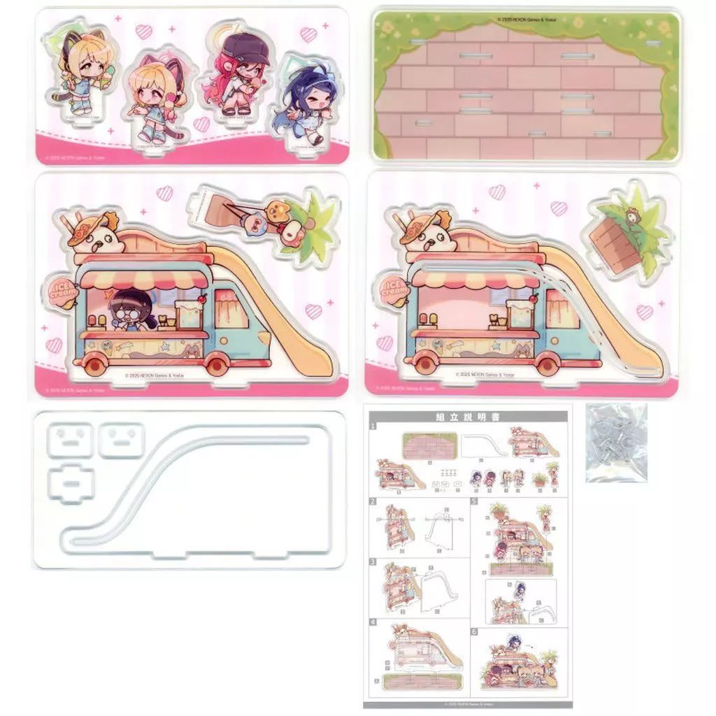 中古】アクリルスタンド・アクリルパネル 集合 描き下ろしアクリル