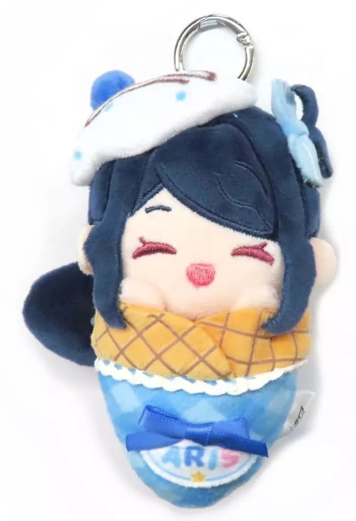 中古】ぬいぐるみマスコット・ぬいぐるみバッジ 天童アリス アイス