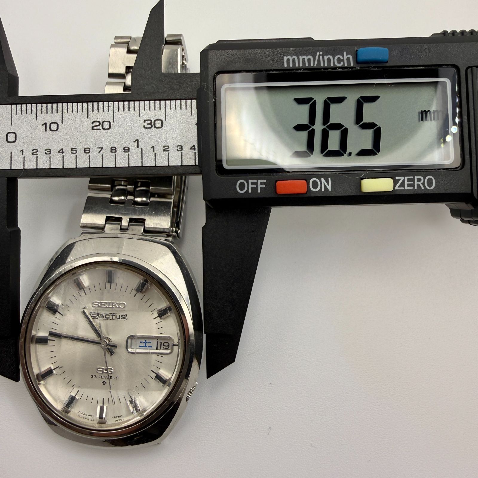 稼働品】SEIKO 5 ACTUS 6106-7590 自動巻き / セイコー アクタス 