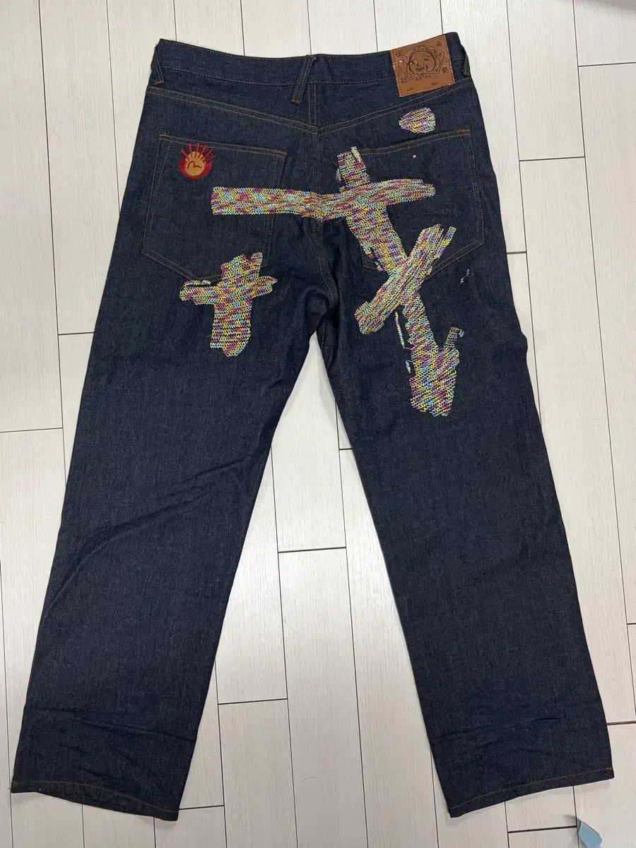 EVISU エヴィス ジーンズ 2000 36X35 ネイビー 雰囲気抜群/濃紺】EVISU 