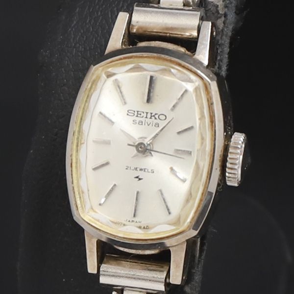 Handwound Seiko Salvia 1104-3040 Silver Dial Ladies Watch 2000000 NSK KRK