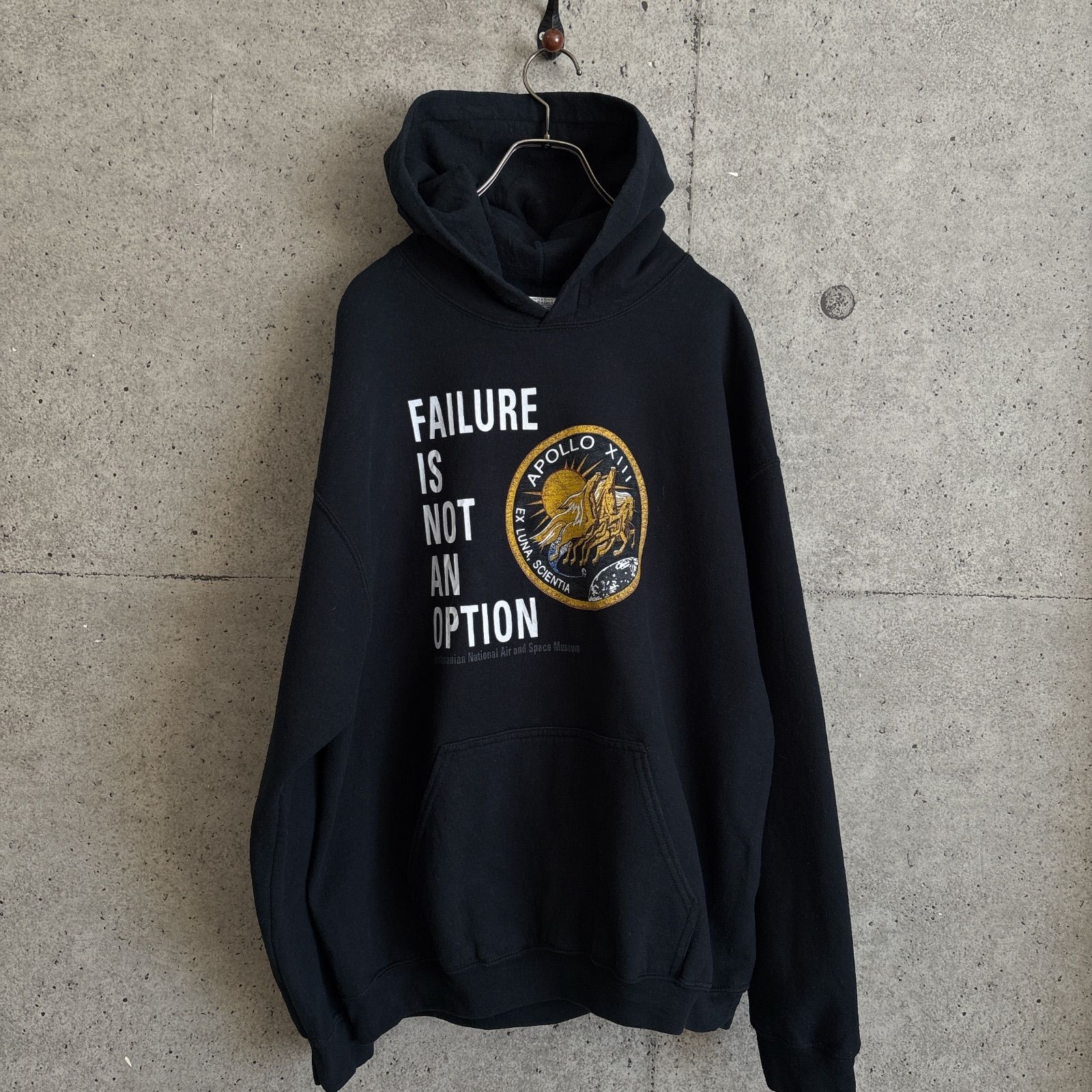 USED】US 古着 GILDAN ギルダン NASA アポロ13 Heavy Blend 黒 L 
