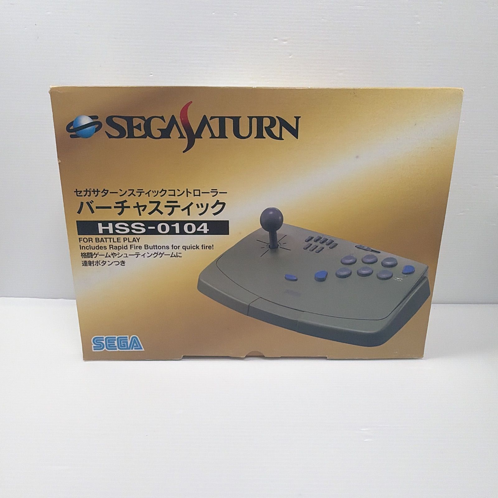美品 セガ バーチャスティック HSS-0104 セガサターン 動作確認済み