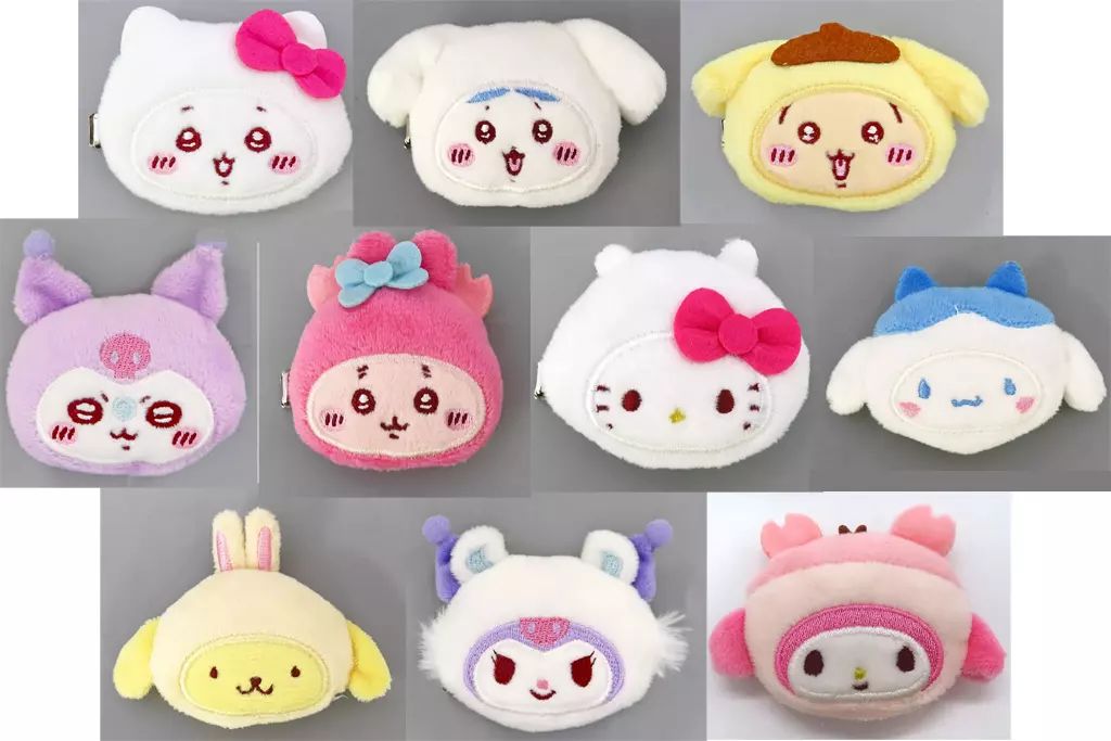 ちいかわ ヘアクリップ アクセサリー 非金属 全10種セット ちいかわ