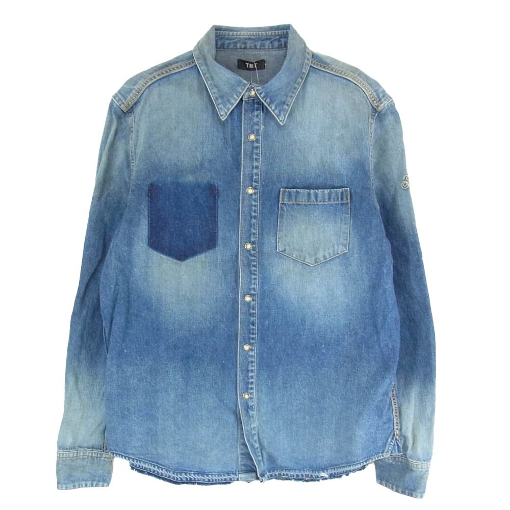 TMT ティーエムティー 24AW TSH-F2402 10oz DENIM SHIRTS デニム 長袖 