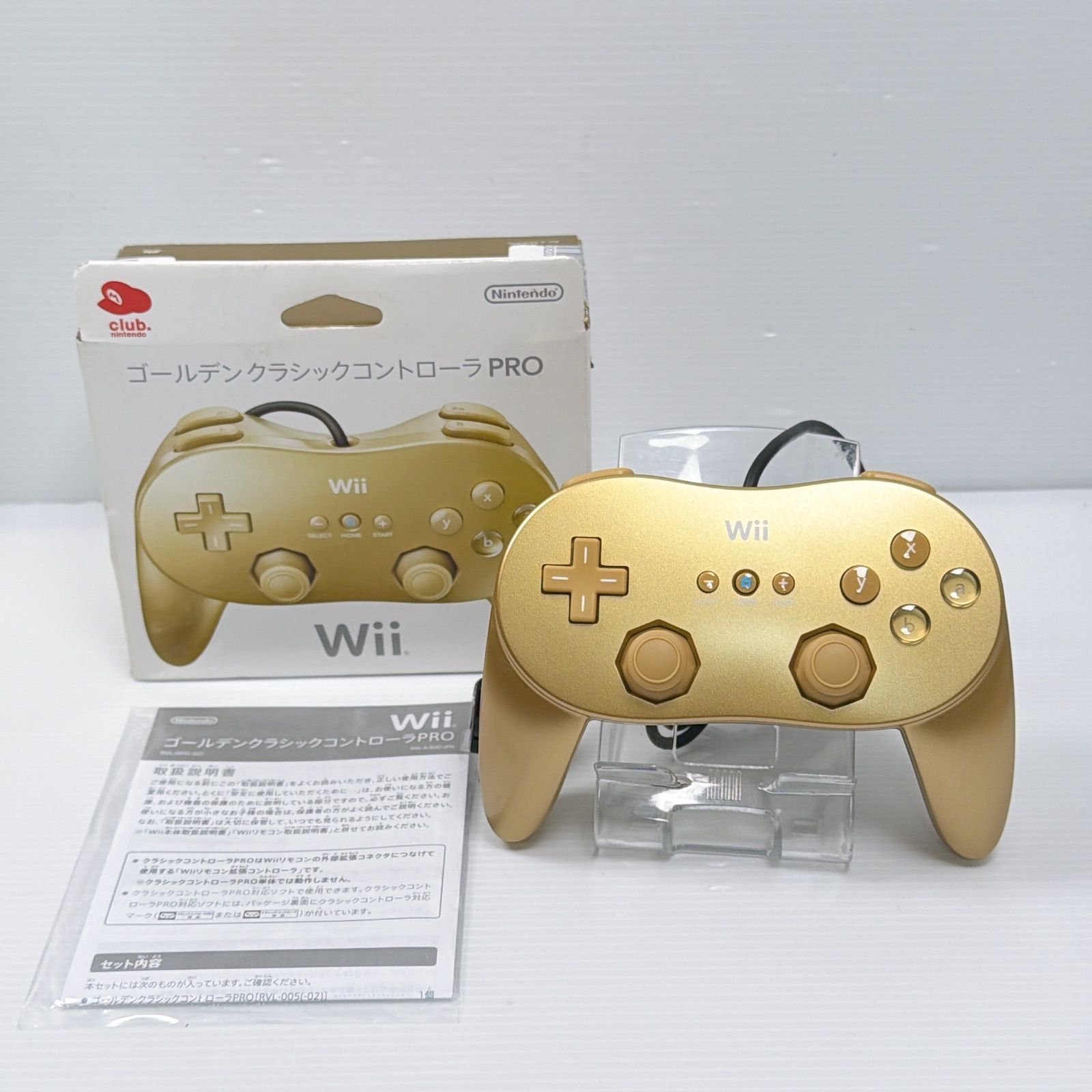 ゴールデンクラシックコントローラPRO XY-396 未使用 club nintendo 