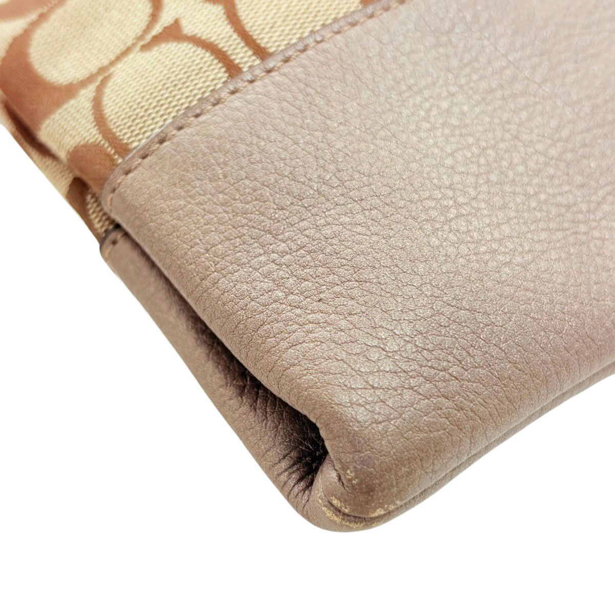 COACH コーチ シグネチャー ショルダーバッグ キャンバス レディース