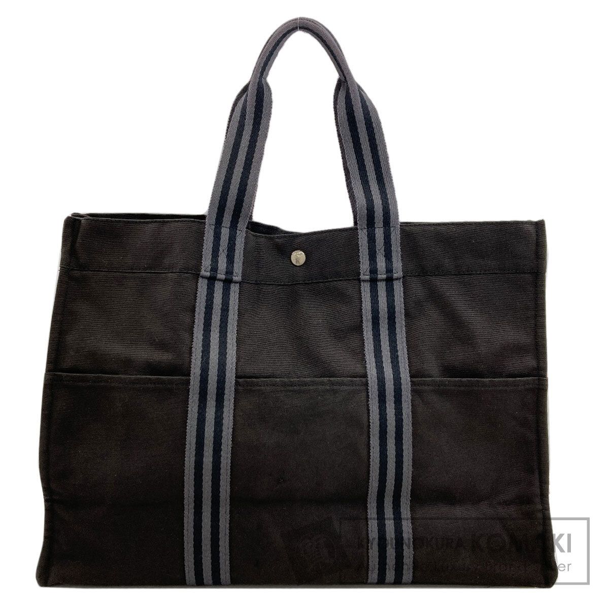 バッグ HERMES エルメス サックフールトゥMM トートバッグ キャンバス 