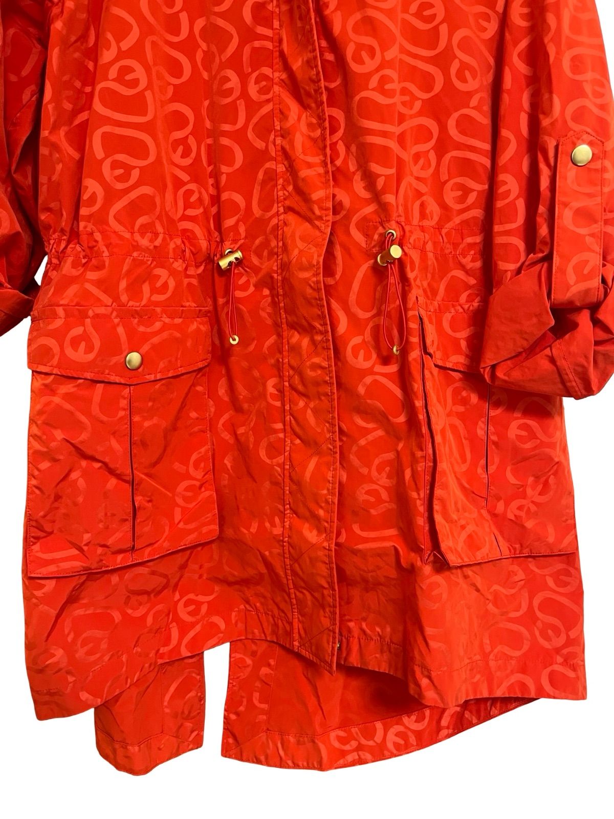 エスカーダ ESCADA 総柄 ラクマ Vintage 長袖ブラウス⁄36⁄レーヨン⁄BLU⁄総