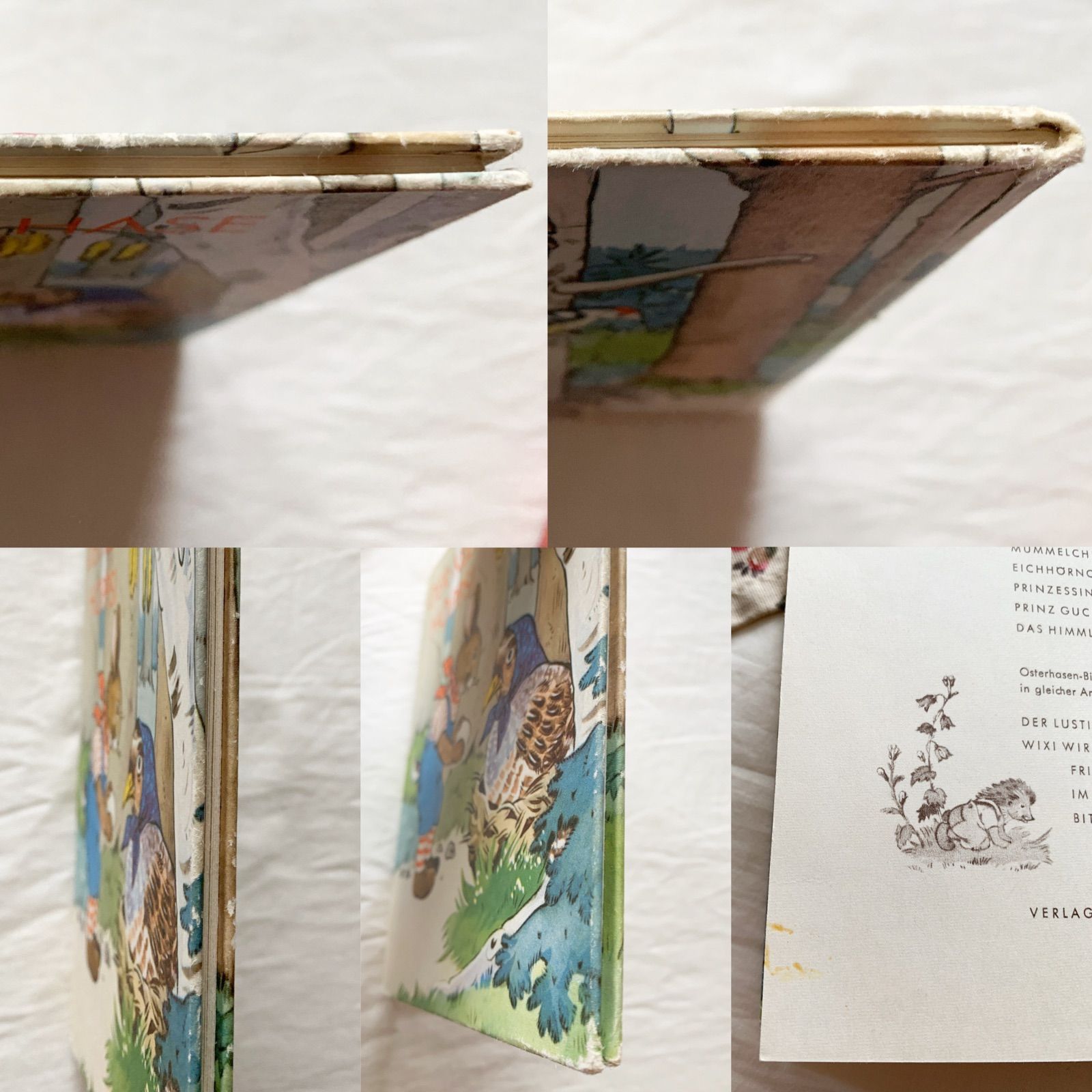 1961年 イースターのお話が描かれた小さなビンテージ絵本 洋書 ドイツ