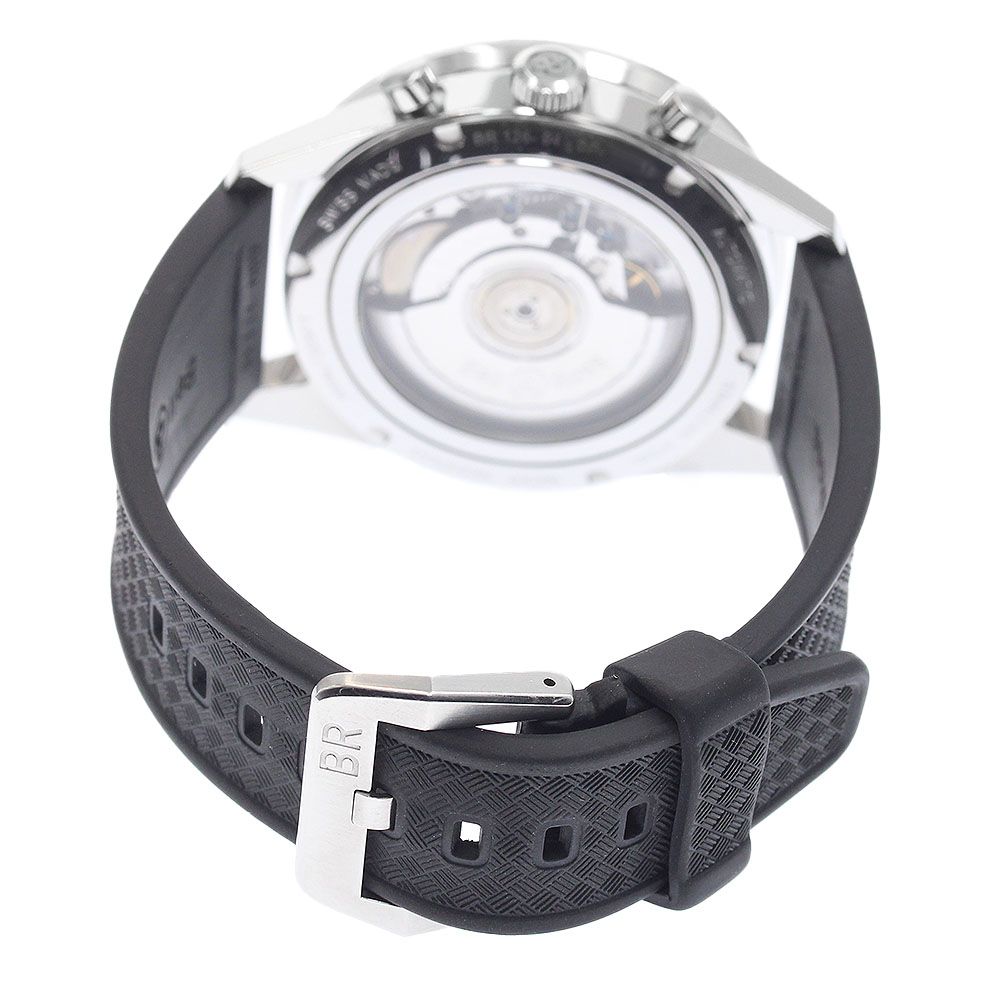 ベル＆ロス Bell＆Ross BR126-94-SP ヴィンテージ オフィサー ブラック デイト クロノグラフ 自動巻き メンズ _944878 ベル＆ロス Bell＆Ross BR126-94-SP ヴィンテージ オフィサー ブラック
