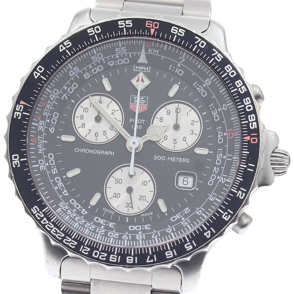 TAG HEUER TAG HEUER 530.306 Pilot Chronograph Date Quartz Mens _946634