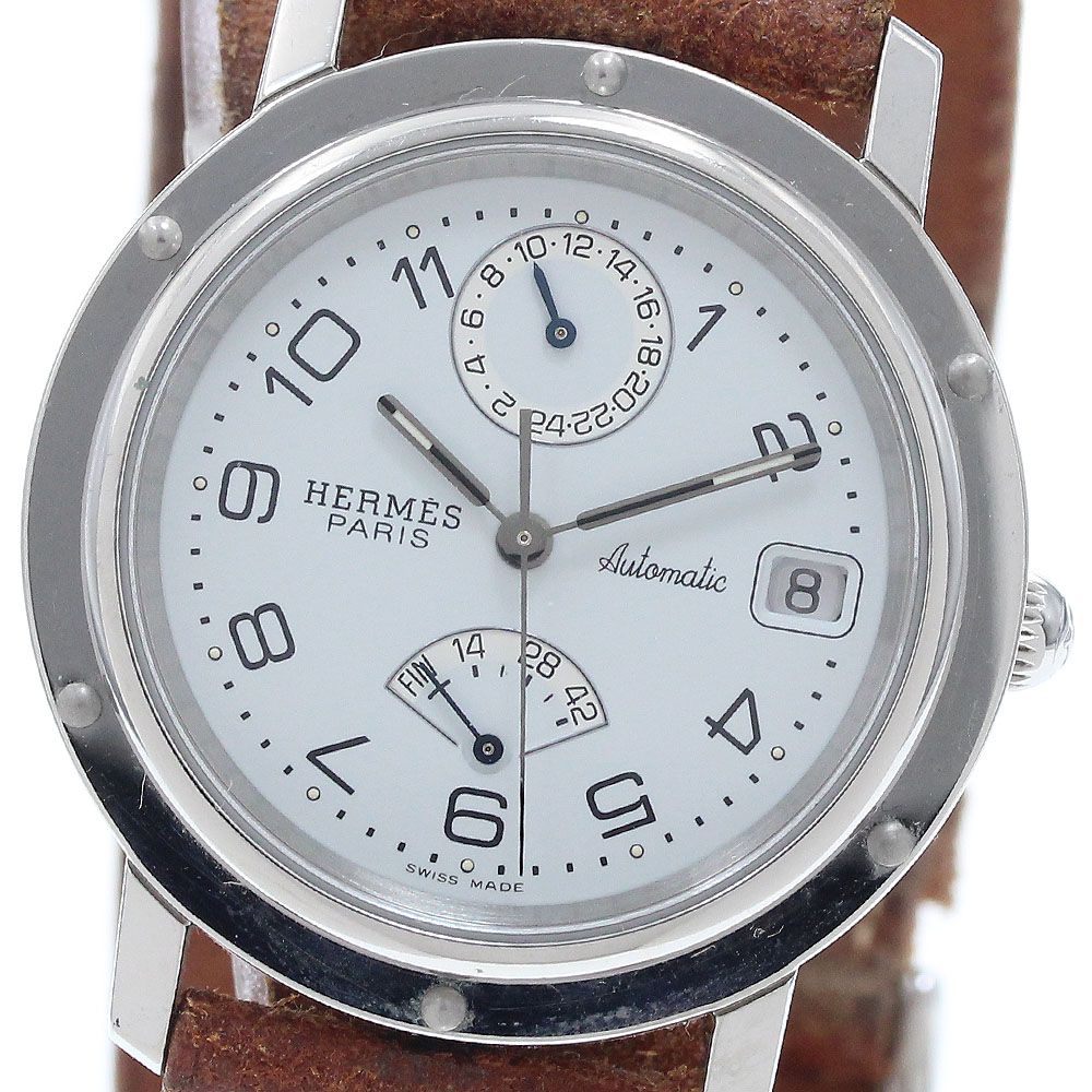 エルメス HERMES CL5.710 クリッパー パワーリザーブ GMT 自動巻き