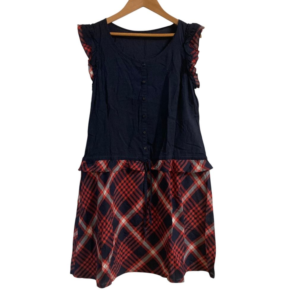 美品 BURBERRY BLUE LABEL バーバリーブルーレーベル フリルスリーブ