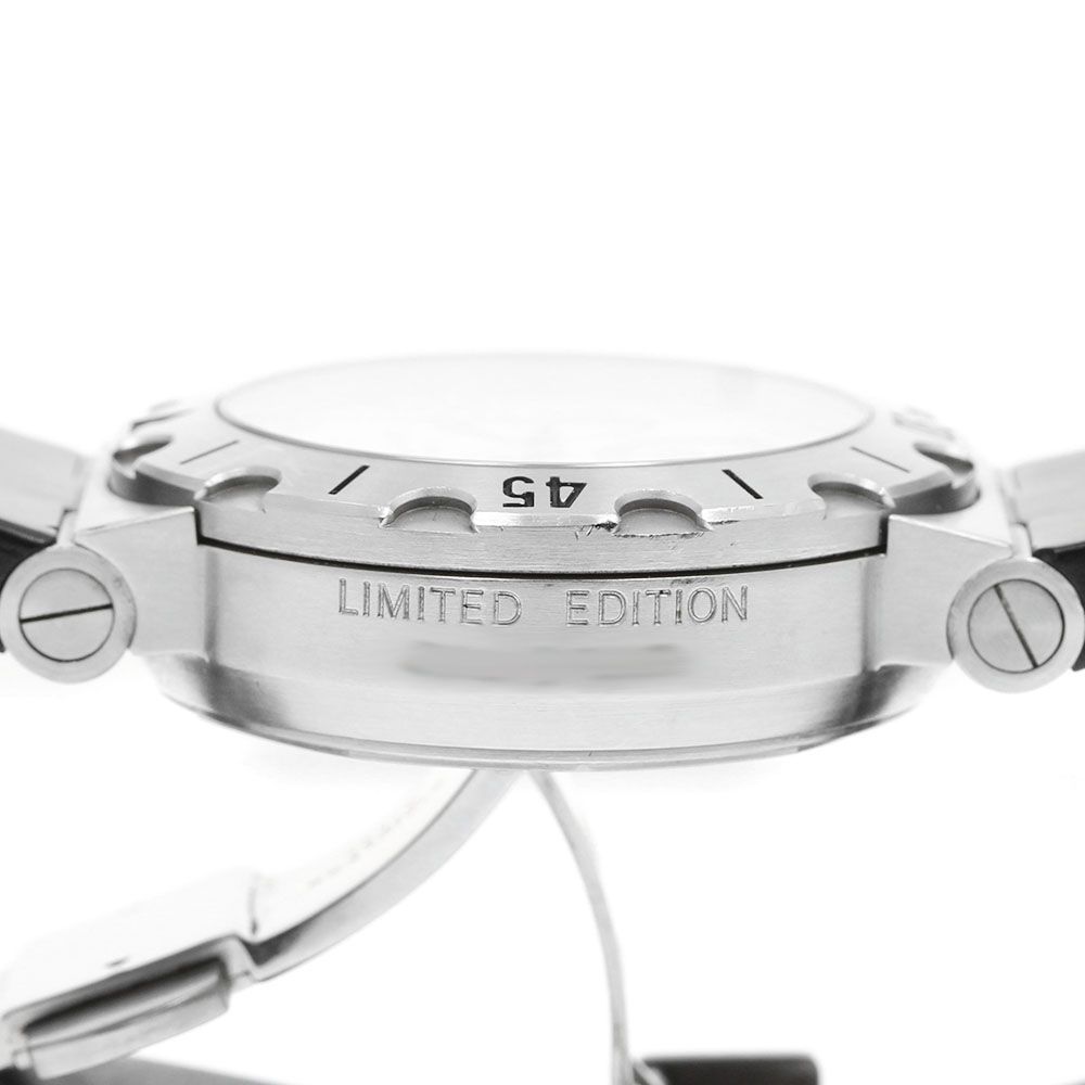  ブルガリ BVLGARI SCB38S ディアゴノ スクーバ FIFA世界 100周年 クロノグラフ 自動巻き メンズ 保証書付き_945926 きちんと感 自動巻き時計 腕時計(アナログ)