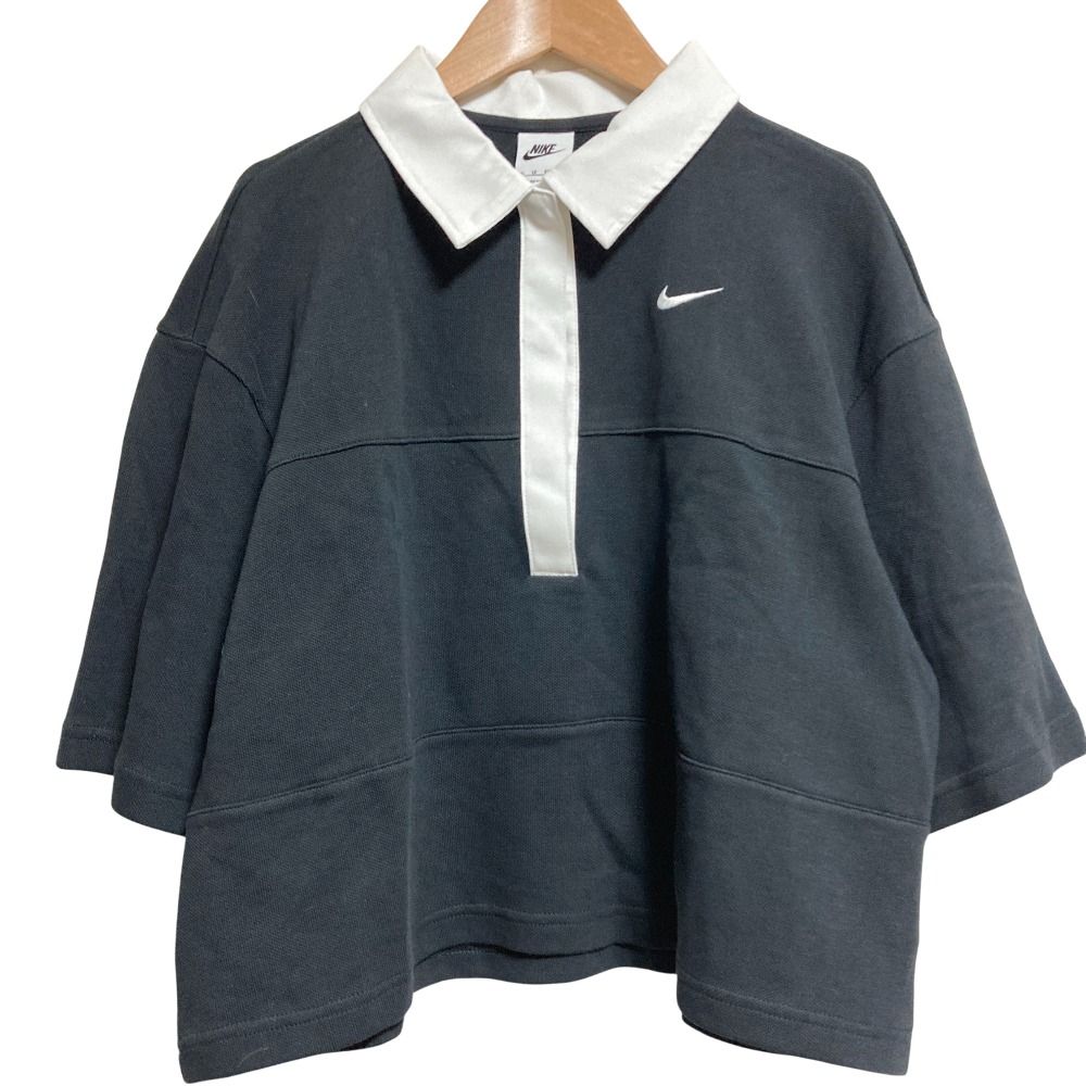 未使用 25SS NIKE ナイキ AS W NSW STREET SS POLO TOP ショート丈 