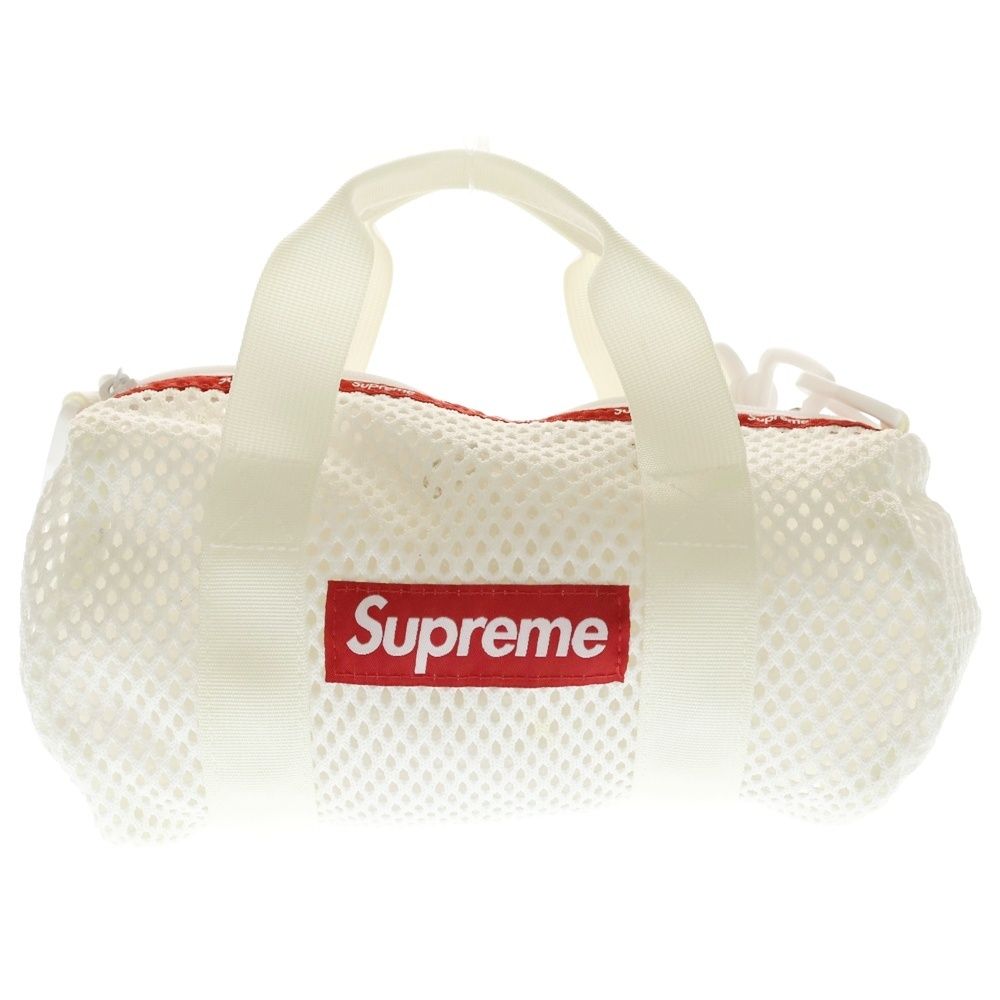 人気アイテムをお得に supreme メッシュ ミニダッフルバッグ ホワイト