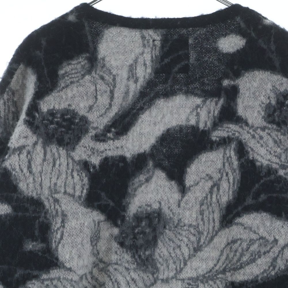 GAKKIN (ガッキン) ×BUDSPOOL 浮蓮華 JACQUARD MOHAIR KNIT CARDIGAN