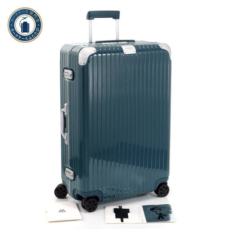 人気☆リモワ ハイブリッド チェックインL マットブルー 84L 4輪 美品 生涯保証 RIMOWA リモワ HYBRID ハイブリッド Check-IN L