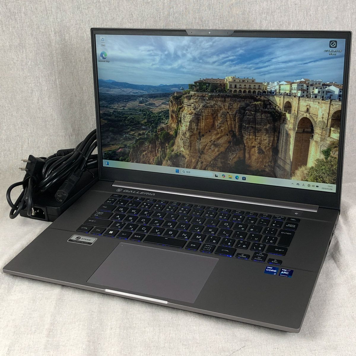 ジャンク品ゲーミングPC GALLERIA ガレリア UL7C-AA2【i7-12700H・Arc 