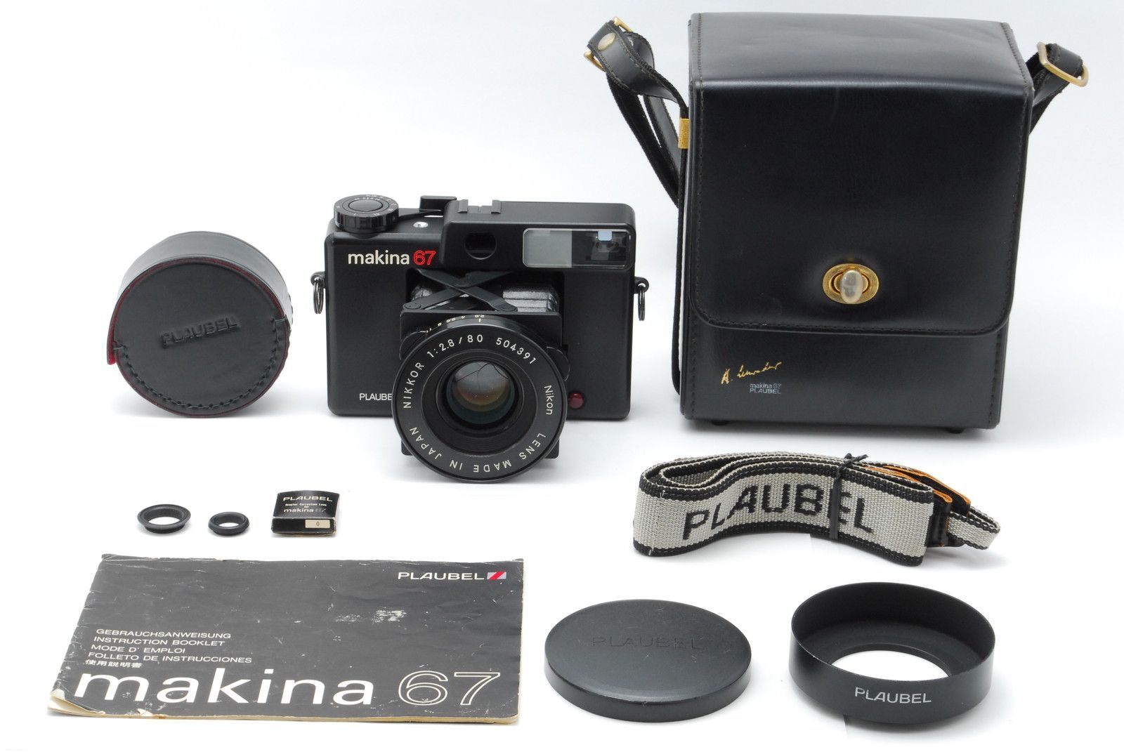 美品】プラウベル マキナ 中判 フィルム カメラ Plaubel Makina 67 6x7 