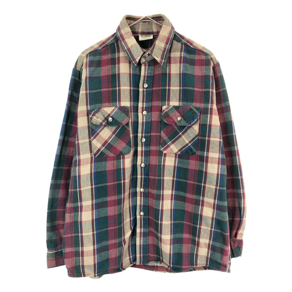 Five brother ヘビーフランネル フランネルシャツ 古着 中古・古着通販 FIVE BROTHER ファイブブラザー ヘビーフランネルチェックシャツ ブルー サイズ XL ブランド・古着通販 トレファク公式 TREFAC FASHION スマホサイト