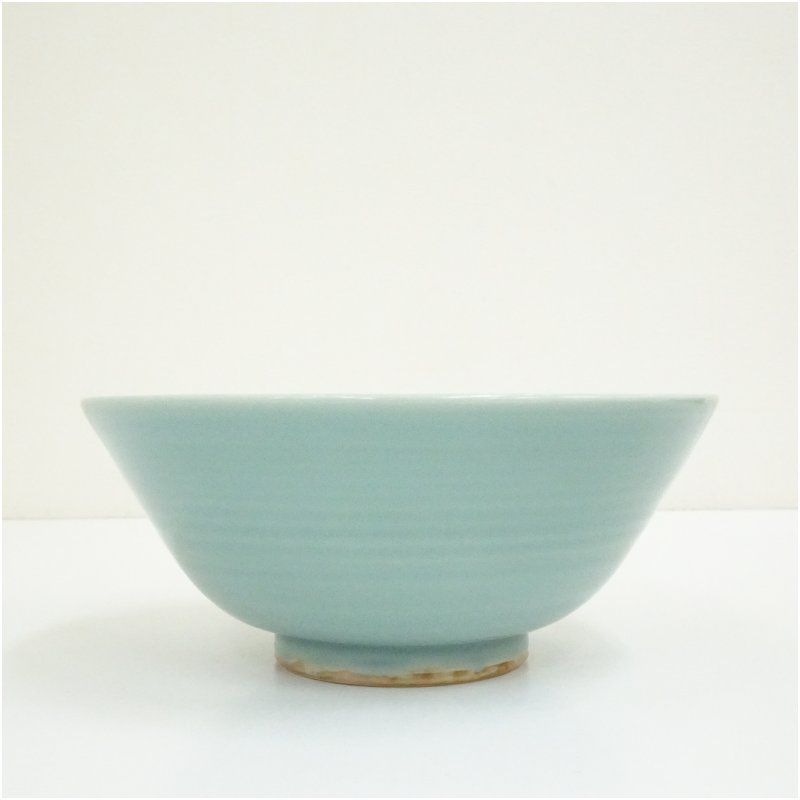 京焼 玉堂窯造 青磁菓子鉢（共箱） 食器 茶器 菓子器 おしゃれ