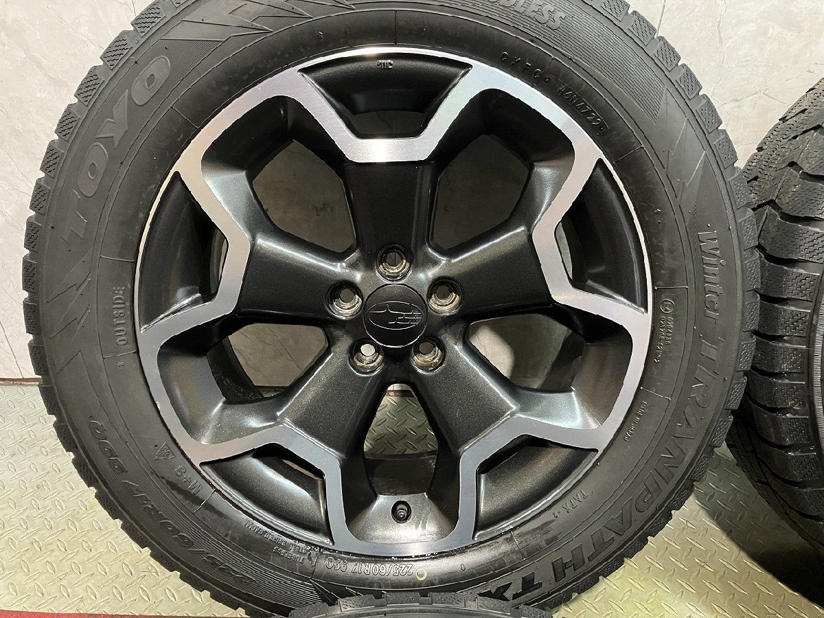 TOYO TX 225/60R17】スタッドレス【スバル XV 純正ホイール 17インチ 