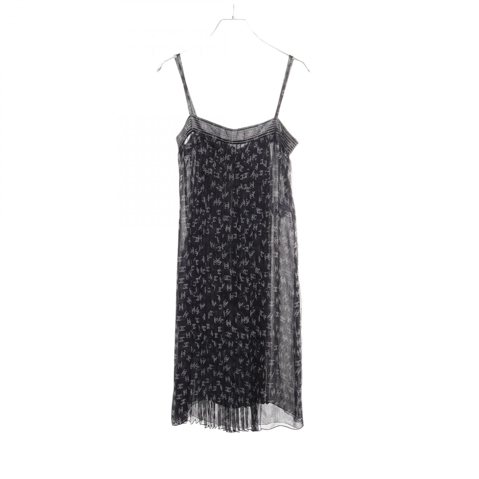 シャネル CHANEL ワンピース ココマーク P63262 シルク ワンピース 