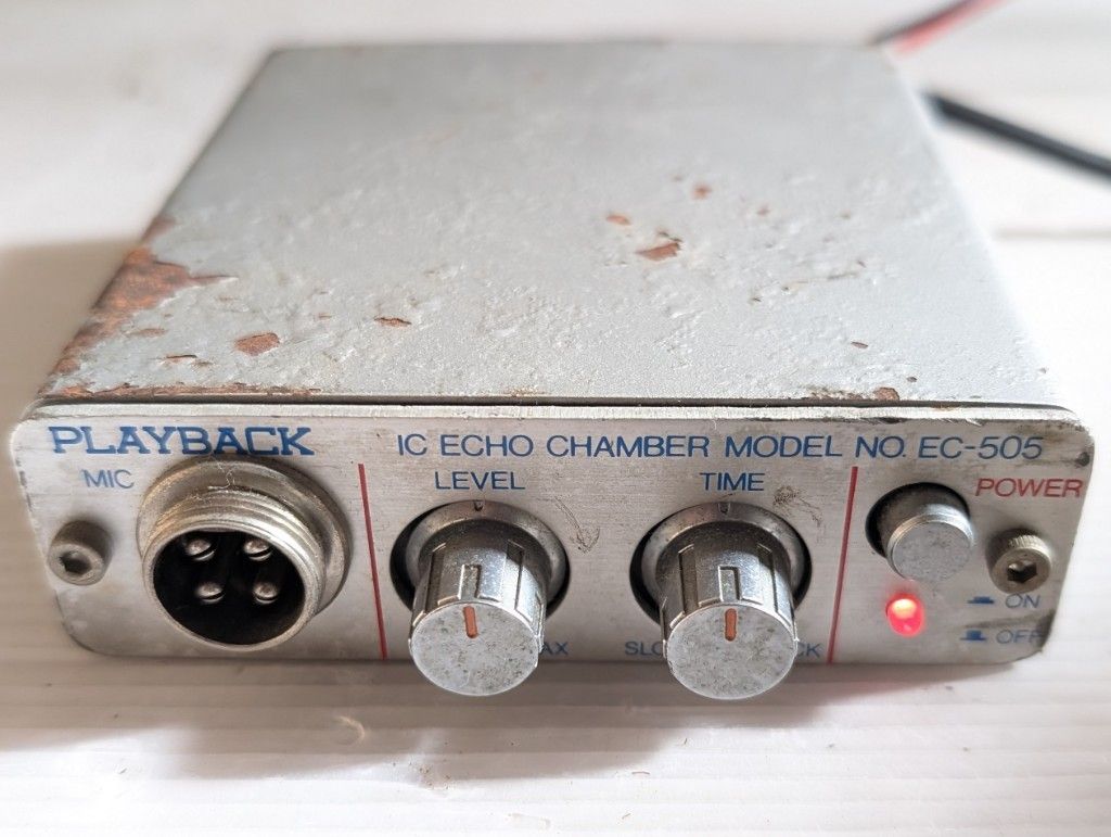 現状品 PLAYBACK EC-505 IC エコーチャンバー アマチュア無線 プレイ