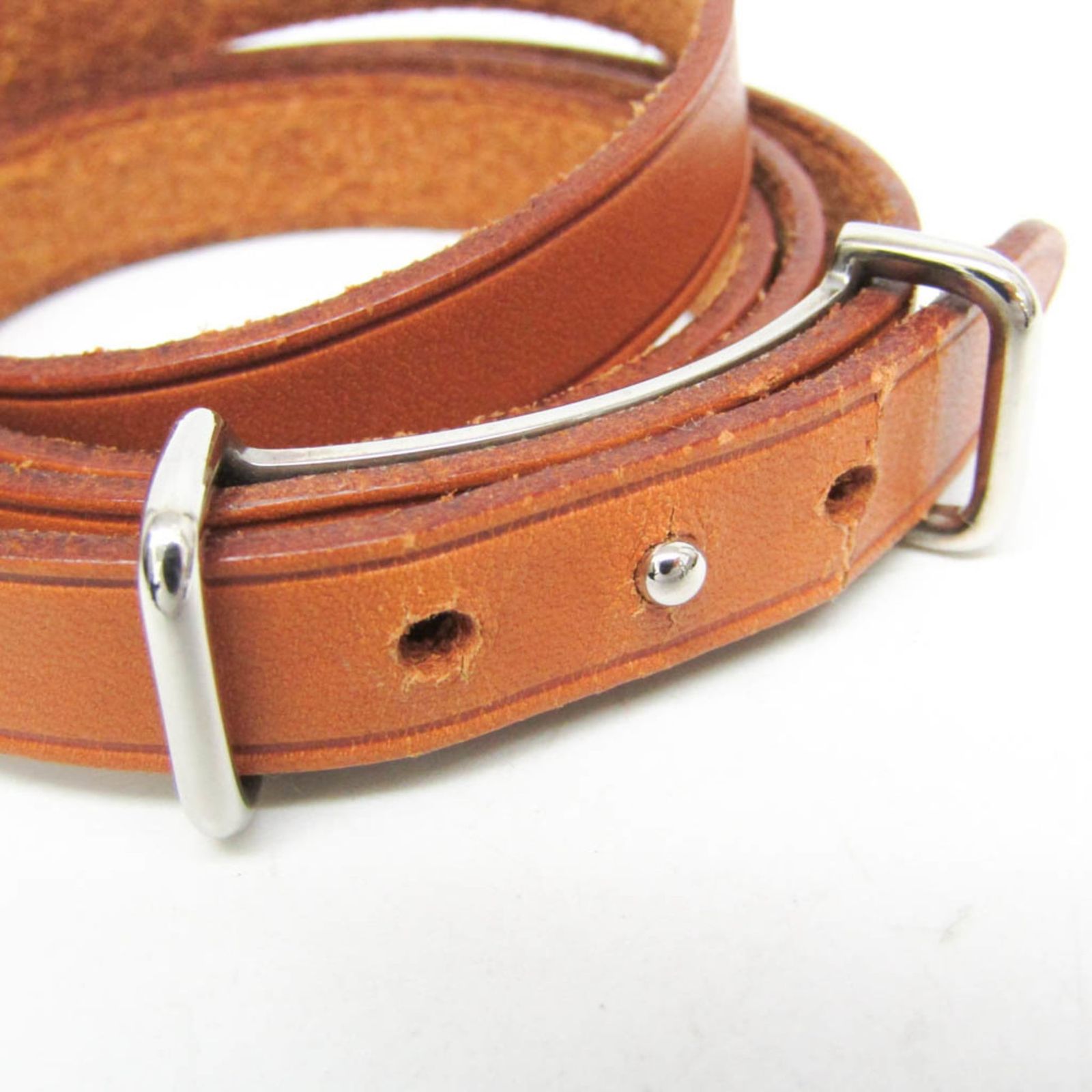 エルメス(Hermes) アピII チョーカー レザー バングル ブラウン - メルカリ