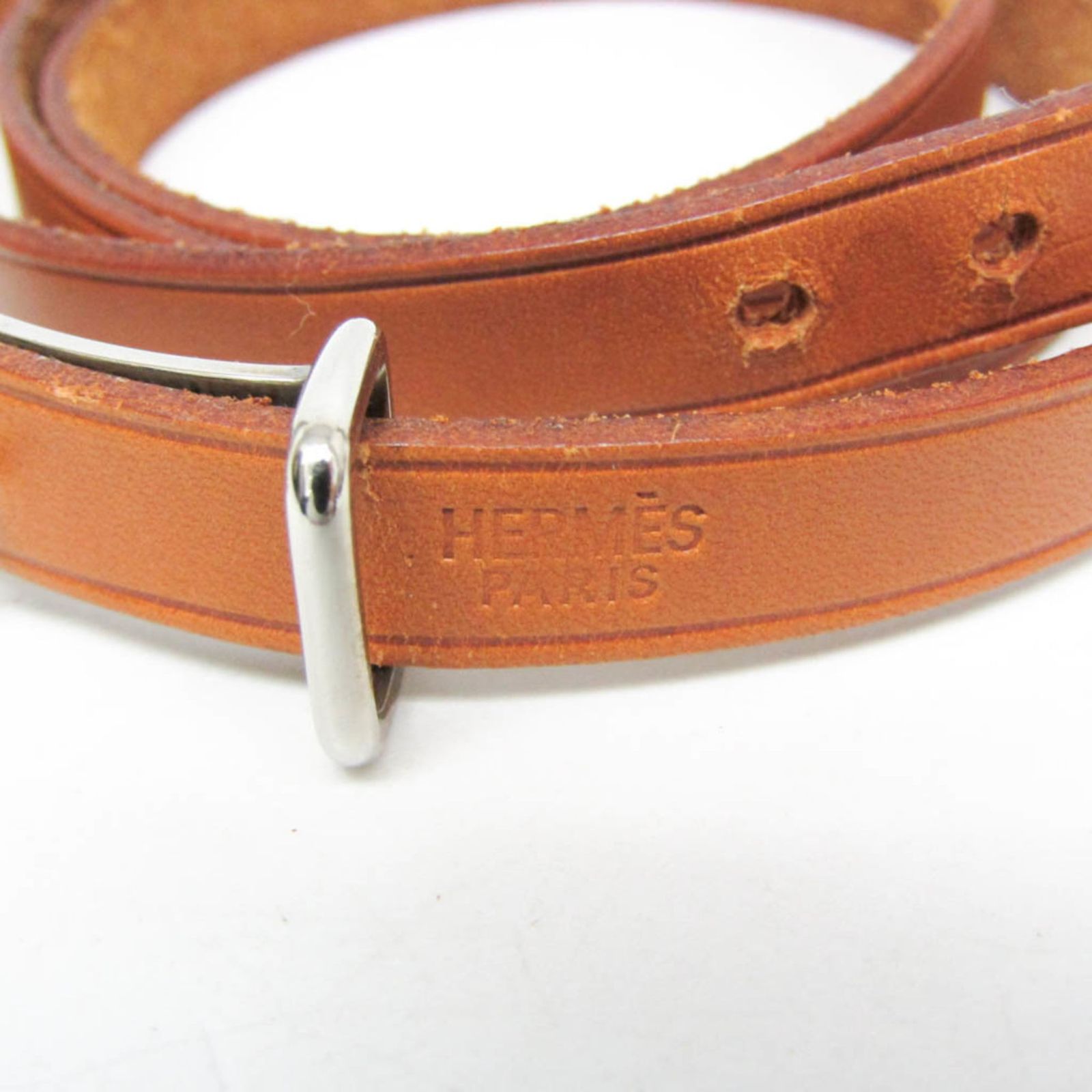 エルメス(Hermes) アピII チョーカー レザー バングル ブラウン - メルカリ