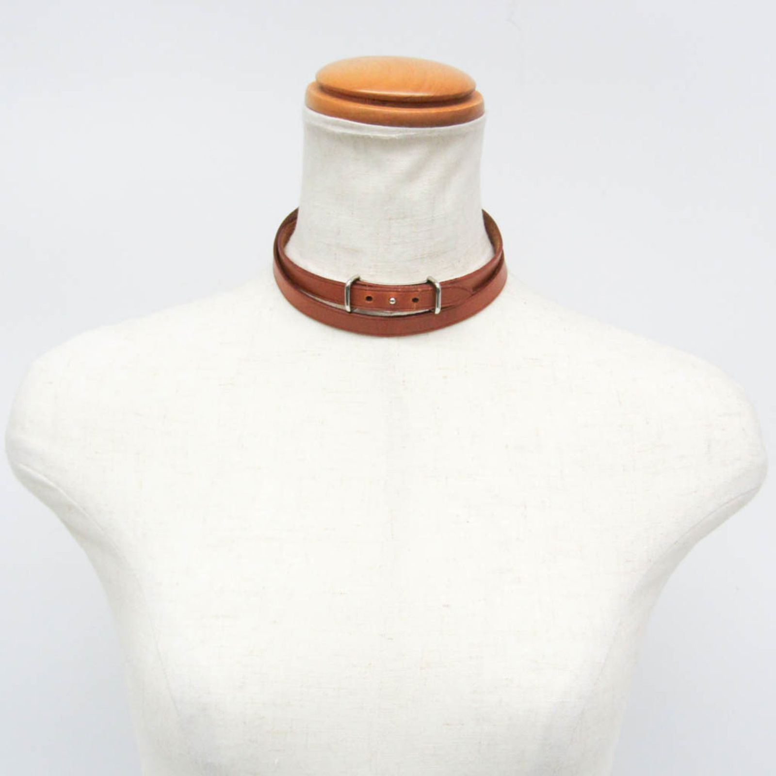 エルメス(Hermes) アピII チョーカー レザー バングル ブラウン - メルカリ